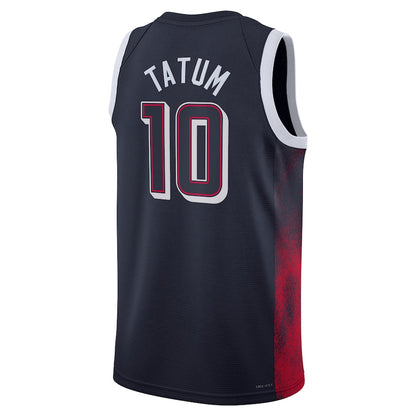 USA Basketball #10 Jayson Tatum 2024 Swingman Player Jersey - Navy American Basketball Jersey