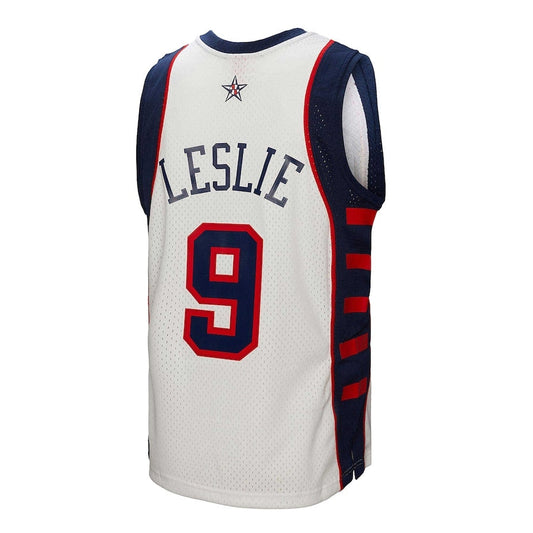 USA Basketball #9 Lisa Leslie Mitchell & Ness 2004 Hardwood Classics Swingman Jersey - White American Basketball Jersey