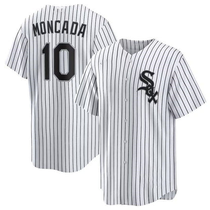 Chicago White Sox #10 Yoan Moncada White City Connect Replica Player Jersey Baseball Jerseys