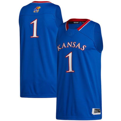 #1 K.Jayhawks Swingman Jersey Royal Stitched American College Jerseys