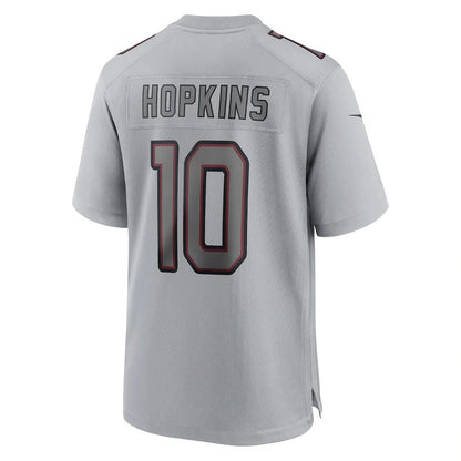 A.Cardinals #10 DeAndre Hopkins Gray Atmosphere Fashion Game Jersey Stitched American Football Jerseys