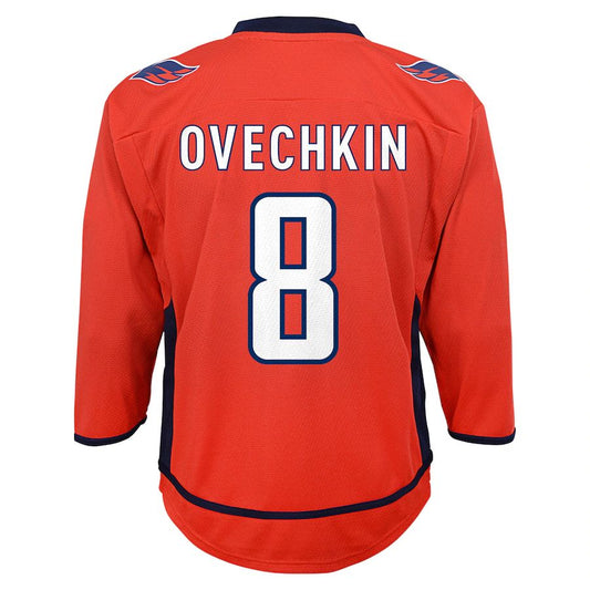 W.Capitals #8 Alex Ovechkin Infant Replica Player Jersey Red Stitched American Hockey Jerseys