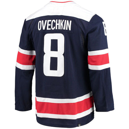 W.Capitals #8 Alex Ovechkin Alternate Captain Patch Primegreen Authentic Pro Player Jersey Navy Stitched American Hockey Jerseys