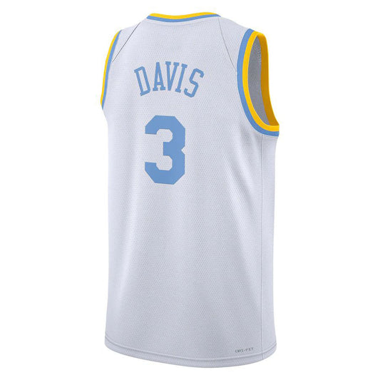 LA.Lakers #3 Anthony Davis 2022-23 Swingman Jersey White Classic Edition Stitched American Basketball Jersey