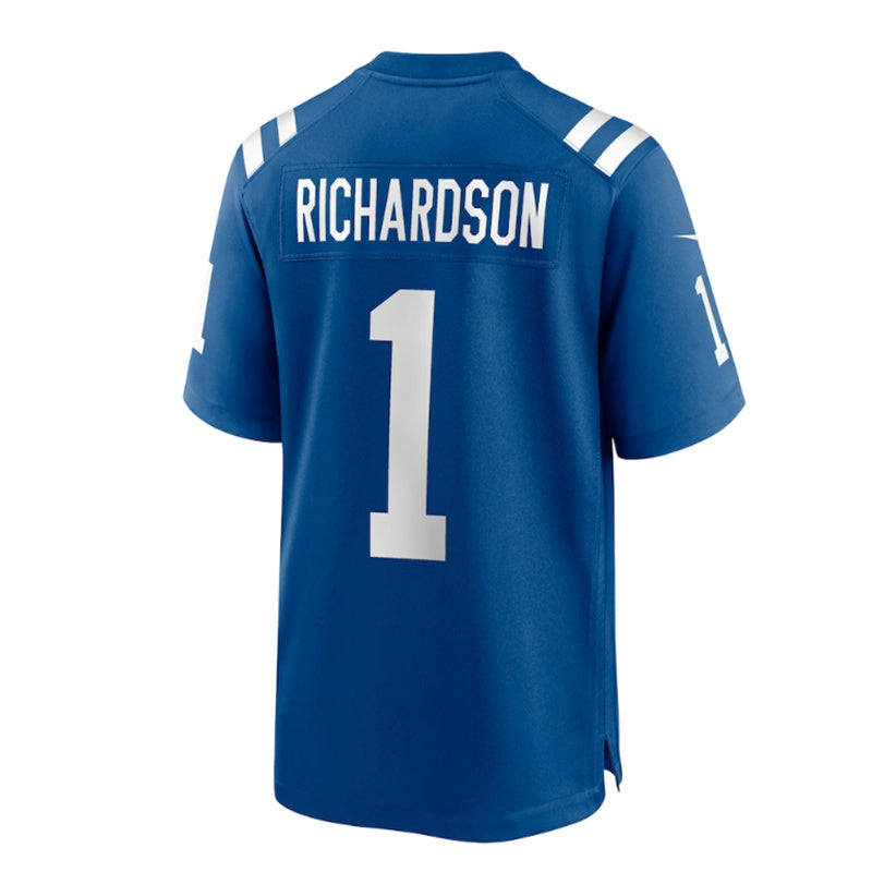 IN. Colts #1 Anthony Richardson 2023 Draft First Round Pick Game Jersey - Royal Stitched American Football Jerseys