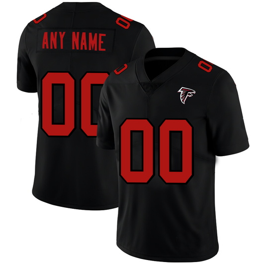 Custom A.Falcon Black American Stitched Name And Number Christmas Birthday Gift Football Jerseys