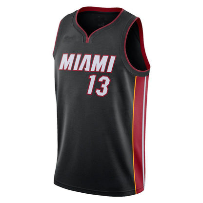 M.Heat #13 Bam Adebayo  2021-22 Swingman Jersey Icon Edition Black Stitched American Basketball Jersey