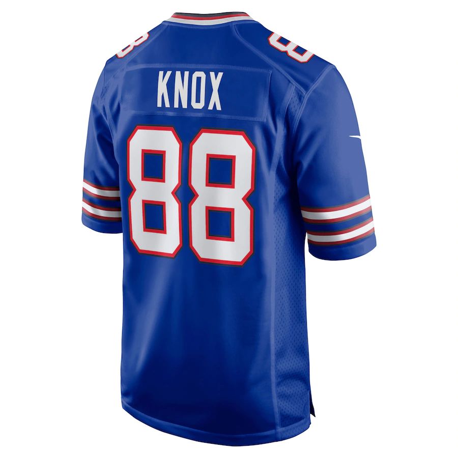 B.Bills #88 Dawson Knox Royal Game Jersey Stitched American Football Jerseys