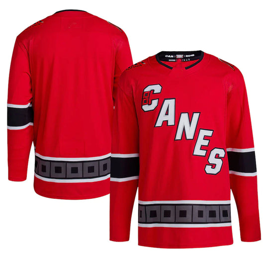 C.Hurricanes  Reverse Retro 2.0 Authentic Blank Jersey  Red Stitched American Hockey Jerseys