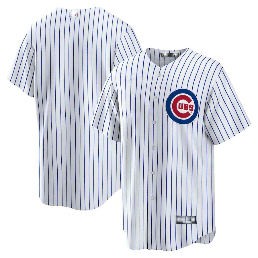 Chicago Cubs White Home Replica Team Jersey Baseball Jerseys