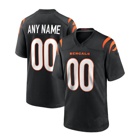 Custom C.Bengals Black Game Jersey American Stitched Football Jerseys