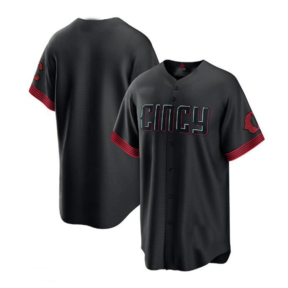 Cincinnati Reds 2023 City Connect Replica Jersey - Black Baseball Jerseys