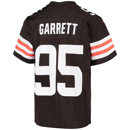 C.Browns #95 Myles Garrett Brown Team Game Jersey Stitched American Football Jerseys