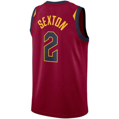 C.Cavaliers #2 Collin Sexton Swingman Jersey Wine Stitched American Basketball Jersey