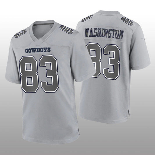 D.Cowboys #83 James Washington Gray Atmosphere Game Jersey Fashion Jersey American Jerseys