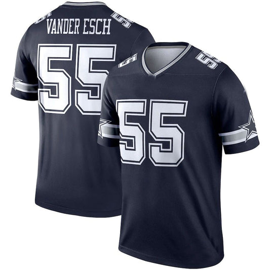 D.Cowboys #55 Leighton Vander Esch Navy Legend Player Jersey Stitched American Football Jerseys