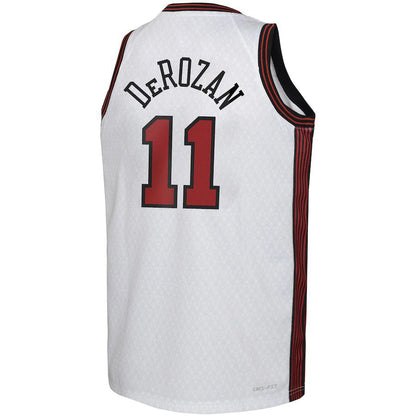 C.Bulls #11 DeMar DeRozan 2022-23 Swingman Jersey City Edition White Stitched American Basketball Jersey