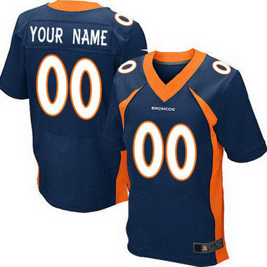 Custom D.Broncos 2013 Blue Elite Jersey Stitched Jersey American Football Jerseys