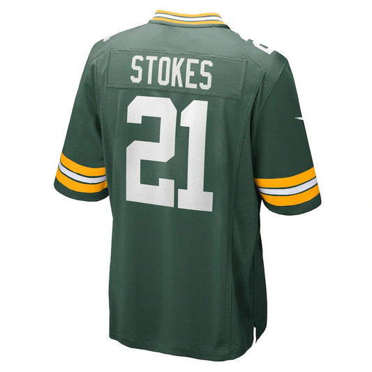 GB.Packers #21 Eric Stokes Green Player Game Jersey Stitched American Football Jerseys