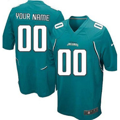 Custom J.Jaguars  Green Game Jersey Stitched American Football Jerseys