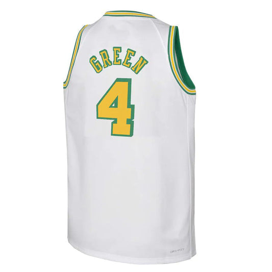 H.Rockets #4 Jalen Green 2022-23 Swingman Jersey White  Classic Edition Stitched American Basketball Jersey