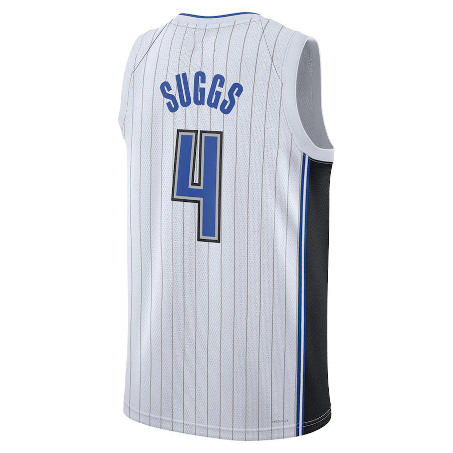 O.Magic #4 Jalen Suggs Unisex 2022-23 Swingman Jersey Association Edition  White Stitched American Basketball Jersey