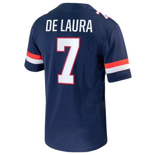 A.Wildcats #7 Jayden de Laura NIL Replica Football Jersey  Navy Stitched American College Jerseys