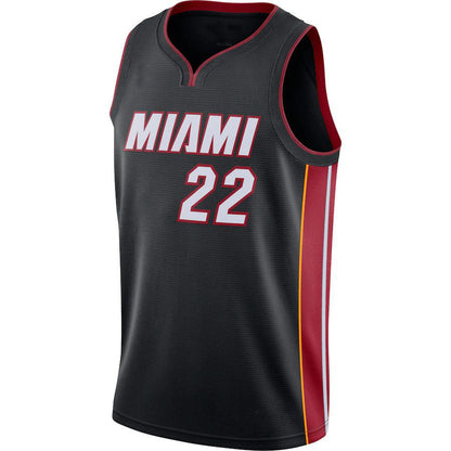 M.Heat #22 Jimmy Butler 2020-21 Swingman Jersey Icon Edition Black Stitched American Basketball Jersey