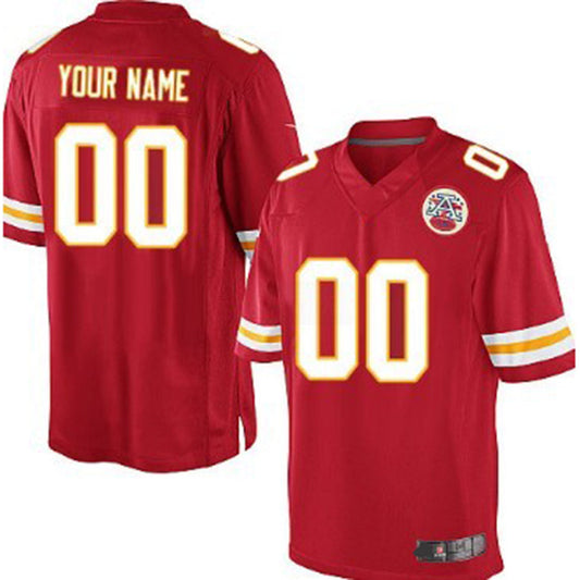 Custom KC.Chiefs  Red Game Jersey American Stitched Jersey Football Jerseys