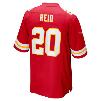 KC.Chiefs #20 Justin Reid Red Game Jersey Stitched American Football Jerseys