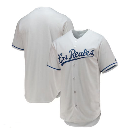 Kansas City Royals Majestic Team Official Jersey - White Baseball Jerseys