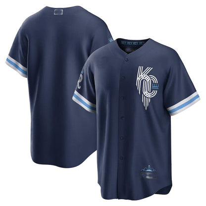 Kansas City Royals Navy 2022 City Connect Replica Jersey Baseball Jerseys