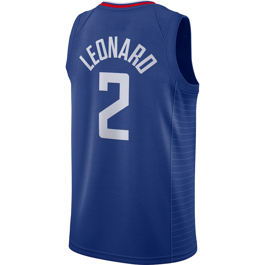 LA.Clippers #2 Kawhi Leonard 2020-21 Swingman Jersey Icon Edition Royal Stitched American Basketball Jersey