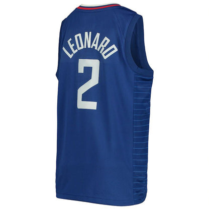 LA.Clippers #2 Kawhi Leonard Swingman Jersey Icon Edition Royal Stitched American Basketball Jersey