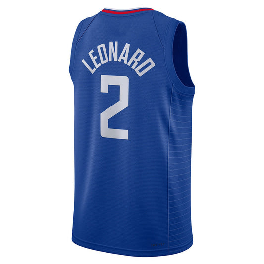 LA.Clippers #2 Kawhi Leonard Unisex 2022-23 Swingman Jersey Icon Edition Royal Stitched American Basketball Jersey