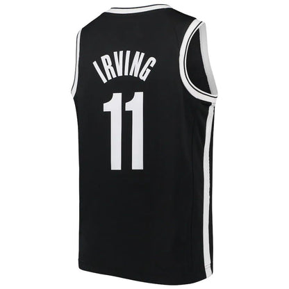 B.Nets #11 Kyrie Irving Swingman Jersey  Icon Edition Black Stitched American Basketball Jersey