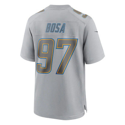 LA.Chargers #97 Joey Bosa Gray Atmosphere Fashion Game Jersey Stitched American Football Jerseys