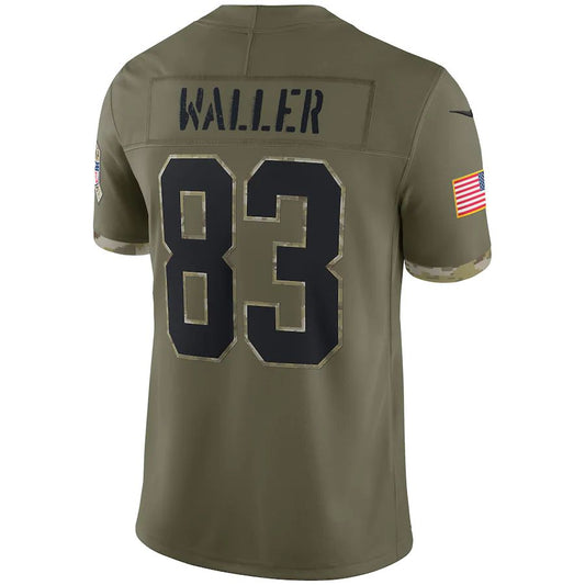 LV. Raiders #83 Darren Waller  Olive 2022 Salute To Service Limited Jersey Stitched American Football Jerseys