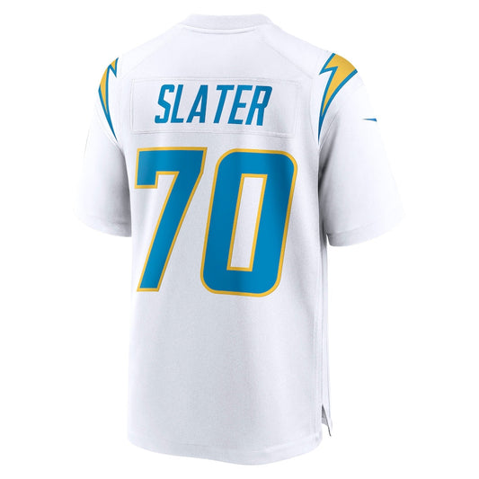 LA.Chargers #70 Rashawn Slater White Game Jersey Stitched American Football Jerseys