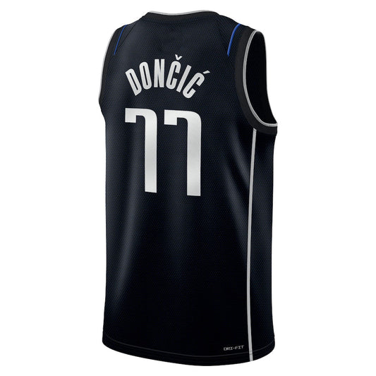 D.Mavericks #77 Luka Doncic Select Series Rookie of the Year Swingman Team Jersey  Stitched American Basketball Jersey