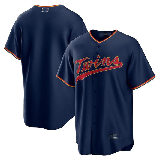 Minnesota Twins Navy Alternate Replica Team Jersey Baseball Jerseys