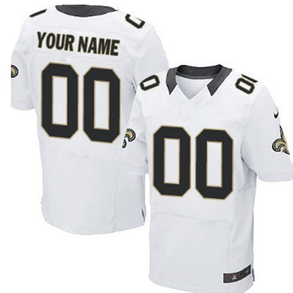 Custom NO.Saints White Elite Jersey American Stitched Jersey Football Jerseys