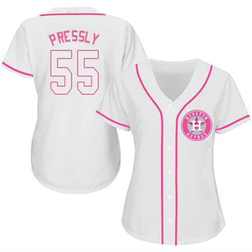 Baseball Jersey Houston Astros Ryan Pressly White Fashion Stitched Jerseys