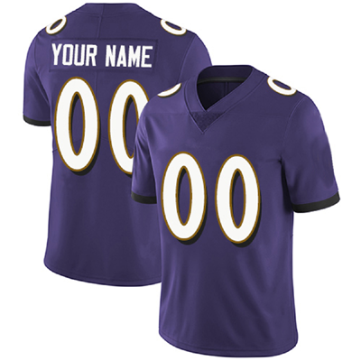 Custom B.Raven Jersey 2022 Stitched American Football Jerseys