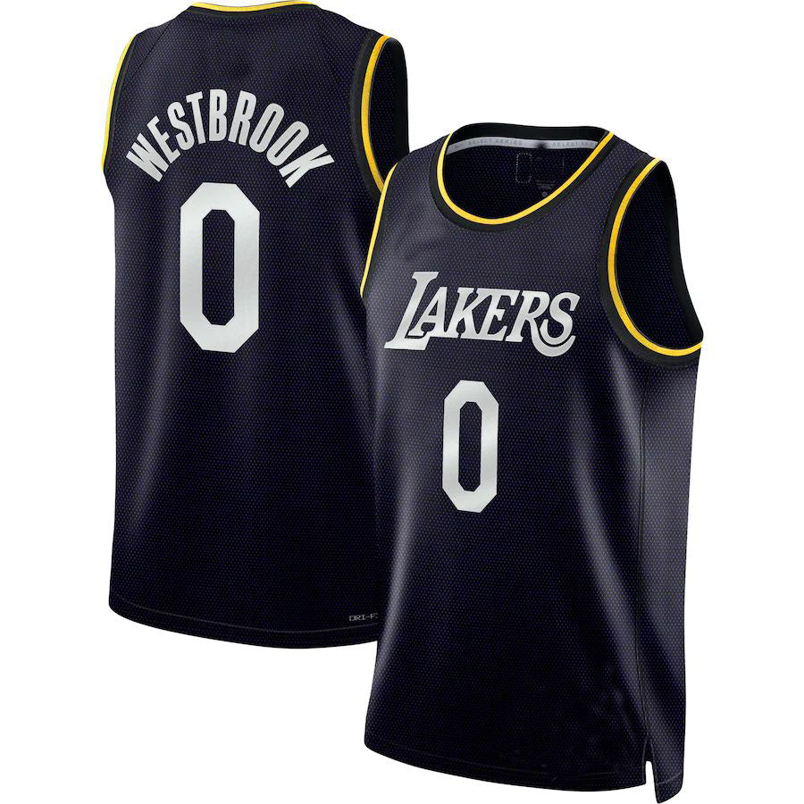 LA.Lakers #0 Russell Westbrook 2022 Select Series MVP Swingman Jersey  Black Stitched American Basketball Jersey