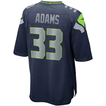 S.Seahawks #33 Jamal Adams College Navy Game Jersey Stitched American Football Jerseys