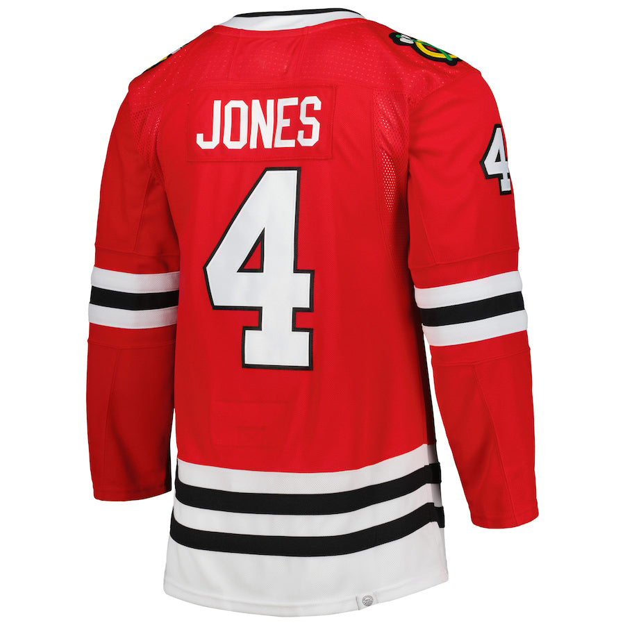 C.Blackhawks #4 Seth Jones Primegreen Authentic Pro Home Player Jersey Red Stitched American Hockey Jerseys