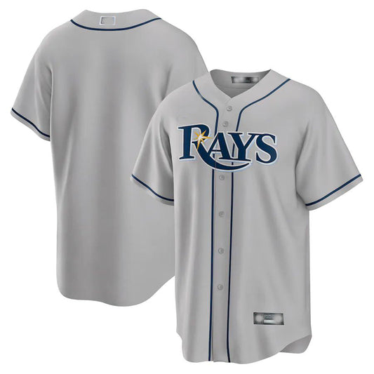 Tampa Bay Rays  Gray Road Replica Team Jersey Baseball Jerseys