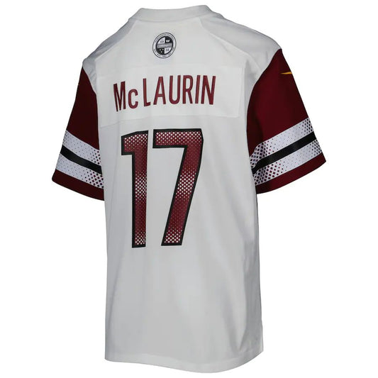 W.Commanders #17 Terry McLaurin  White Game Jersey Stitched American Football Jerseys