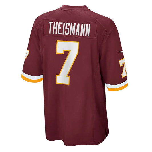 W.Football Team #7 Joe Theismann  Burgundy Retired Player Jersey Stitched American Football Jerseys